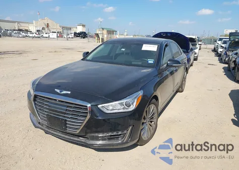 2017 Genesis G90 3.3T Premium z USA, uszkodzony, nr VIN KMHG34JA4HU031949